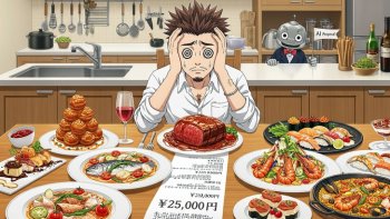AIに1週間の献立を考えさせたら毎日がパーティー！晩御飯がディナーになった件